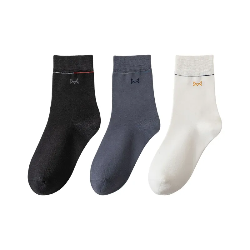 MIIOW Mid Calf Socks Men's Combo Set-11