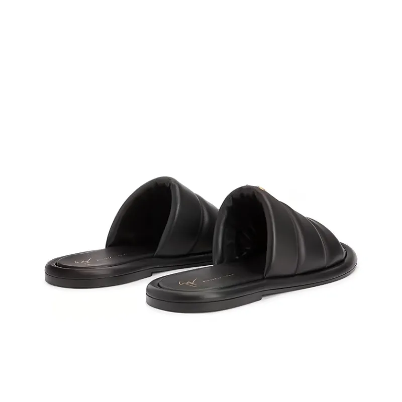 Giuseppe Zanotti/GZ Harmande Slip Resistant Slide Slippers Men's Black-4