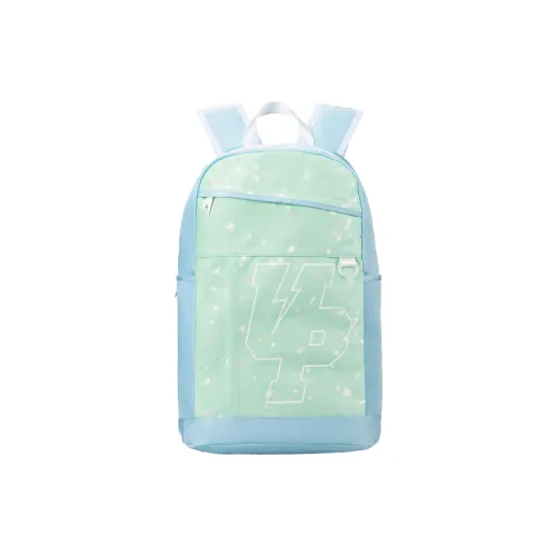 TURN UP Polyester Backpacks Large Size Unisex Blue