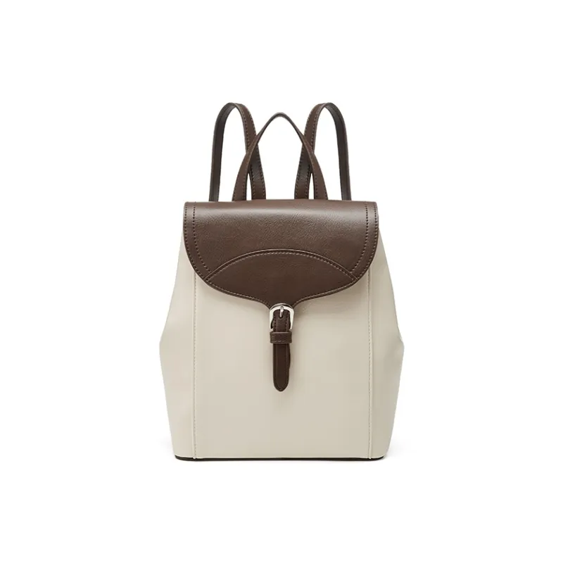 JOSINY PU Backpack Regular Women's Ecru-3