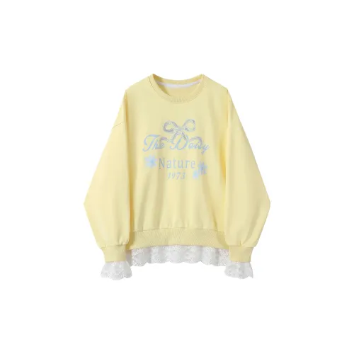 COVER TIME Sweatshirts Women's Yellow