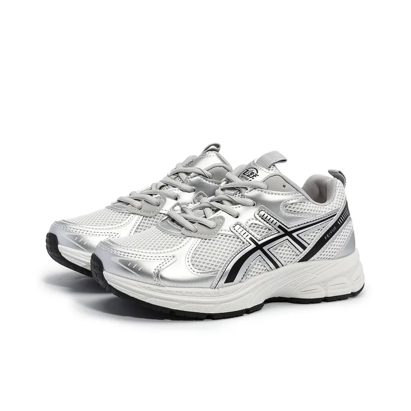 Feiyue Cushioned Wear-Resistant Lightweight Breathable Slip-Resistant Low-Top Casual Running Shoes Women's-2