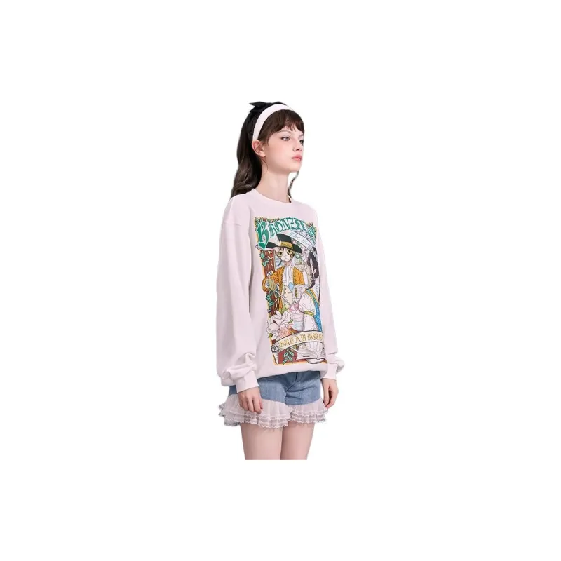 Bronze Lucia Sweatshirt Unisex White-0