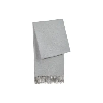 Narandu Knit Scarves Women's Light Gray+Heather Gray