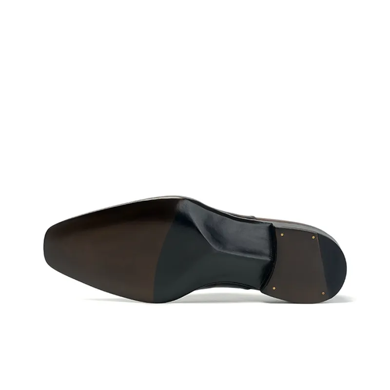 Bansley Dress Shoes Men's Brown-4