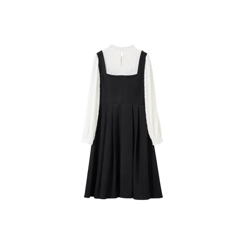 XIANGYING Long Sleeved Dresses Women's-1