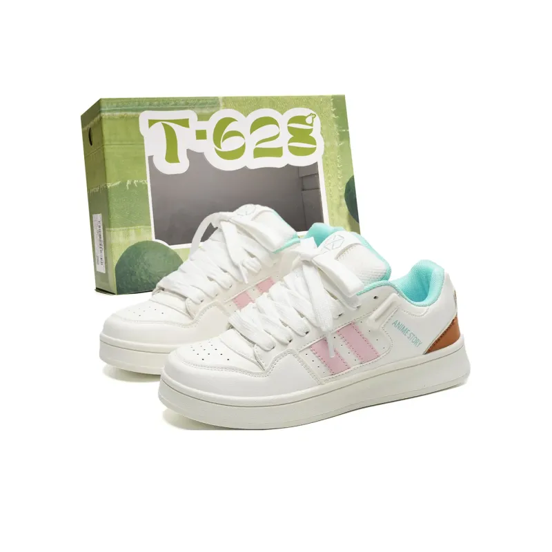 T628 Slip Resistant, Abrasion Resistant, Lightweight Low Top Skateboard Shoes Unisex-0
