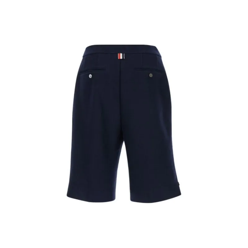 THOM BROWNE Rwb Stripe Knee Length Bermuda Shorts-1