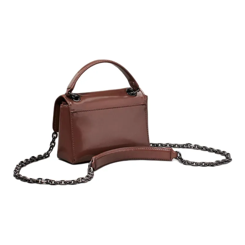 CALVIN KLEIN Artificial Leather Crossbody Bag Shoulder Bag Small Size Women's Orange-1