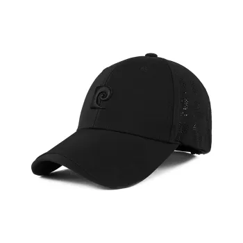 PIERRE CARDIN Polyester Baseball Caps Men's Black