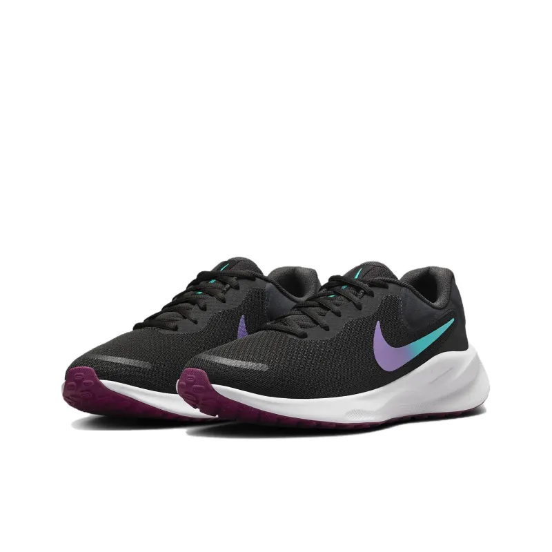 Nike Revolution 7 Dark Smoke Grey Hyper Violet White Dusty Cactus Women's-2