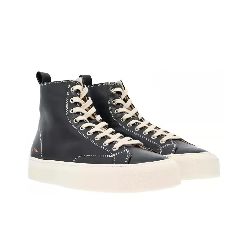 COMMON PROJECTS High Top Skateboard Shoes Men's Black-1