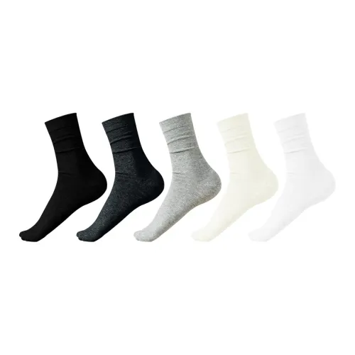 MIIOW Mid-Calf Socks Women's 5 Pack