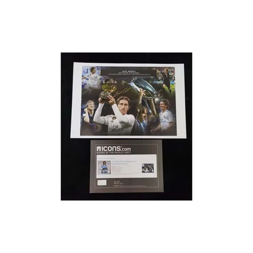 Yi Shot Photo targa Madrid Soccer Club Championship Trophy Moment Included Icons Certificate Not Included Framing Unisex