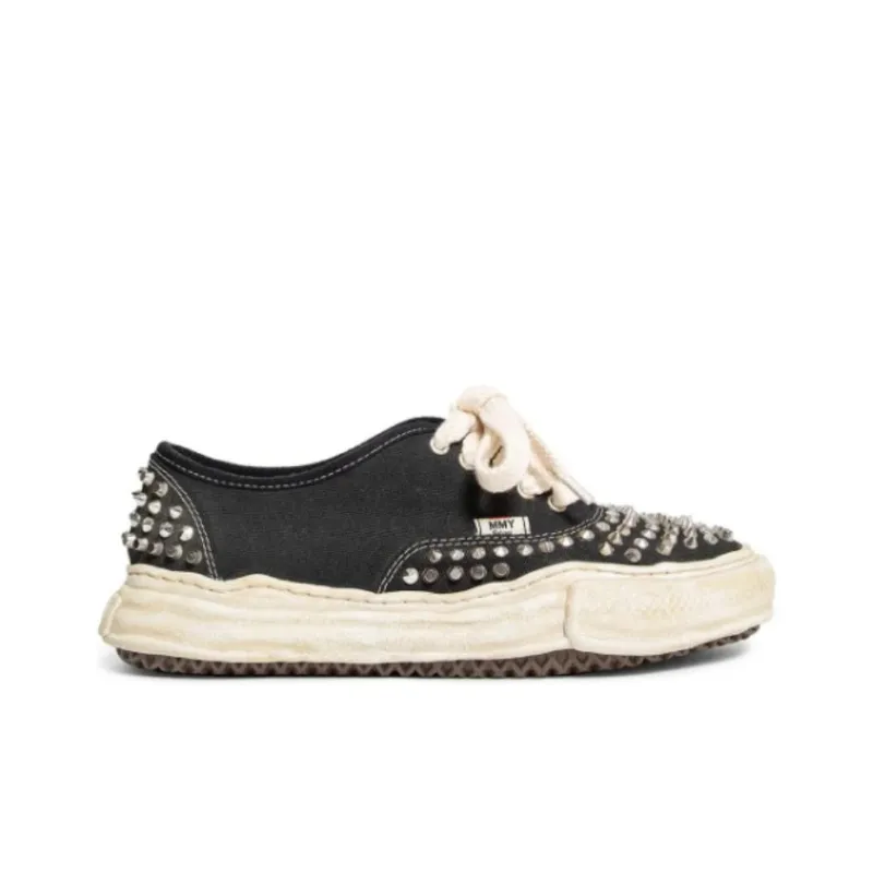MIHARA YASUHIRO Baker Abrasion Resistant Low Top Casual Shoes Unisex Black White-1