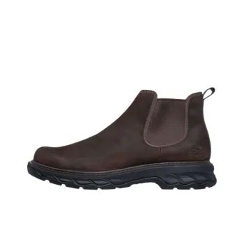 Skechers Relaxed Fit Ankle Length Chelsea Boots Men's Brown