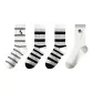 4 Pack[Wide Horizontal Stripes 2+Pinstripe+Large Paw Prints]