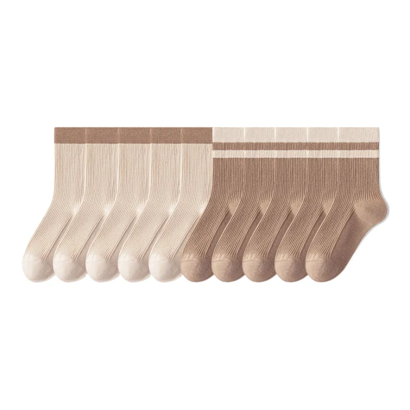 Lan Miao Mid Calf Socks Women's 10 Pack-8