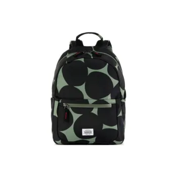 AMERICAN TOURISTER Polyester Backpack Unisex Black Dot
