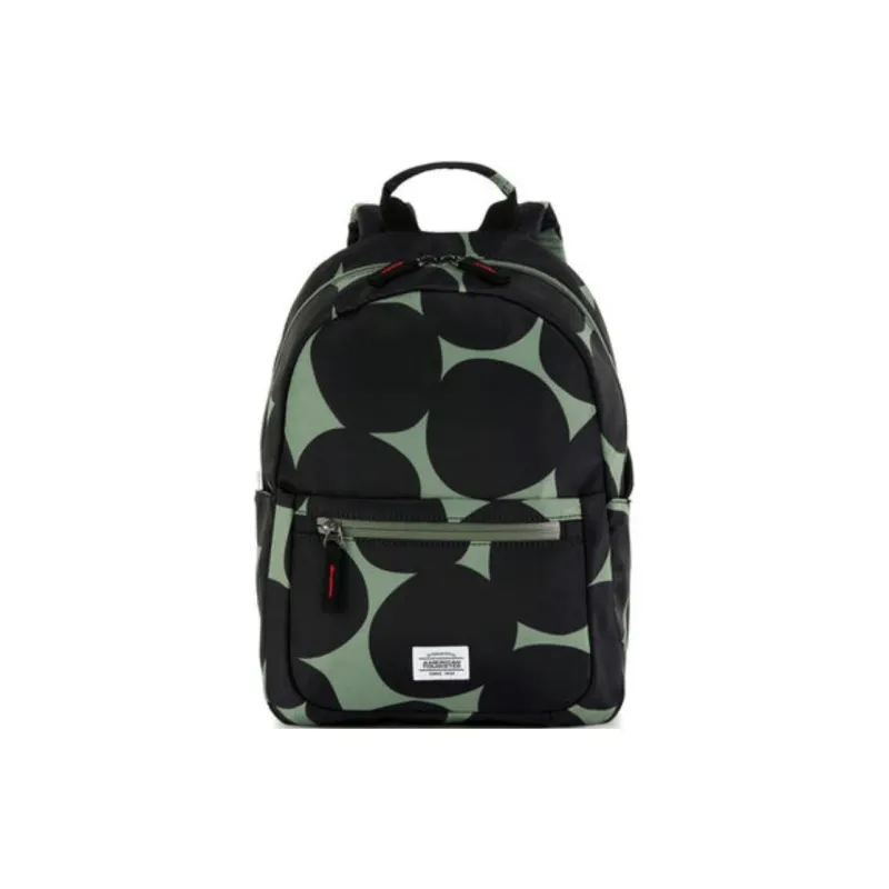 AMERICAN TOURISTER Polyester Backpack Unisex Black Dot-0