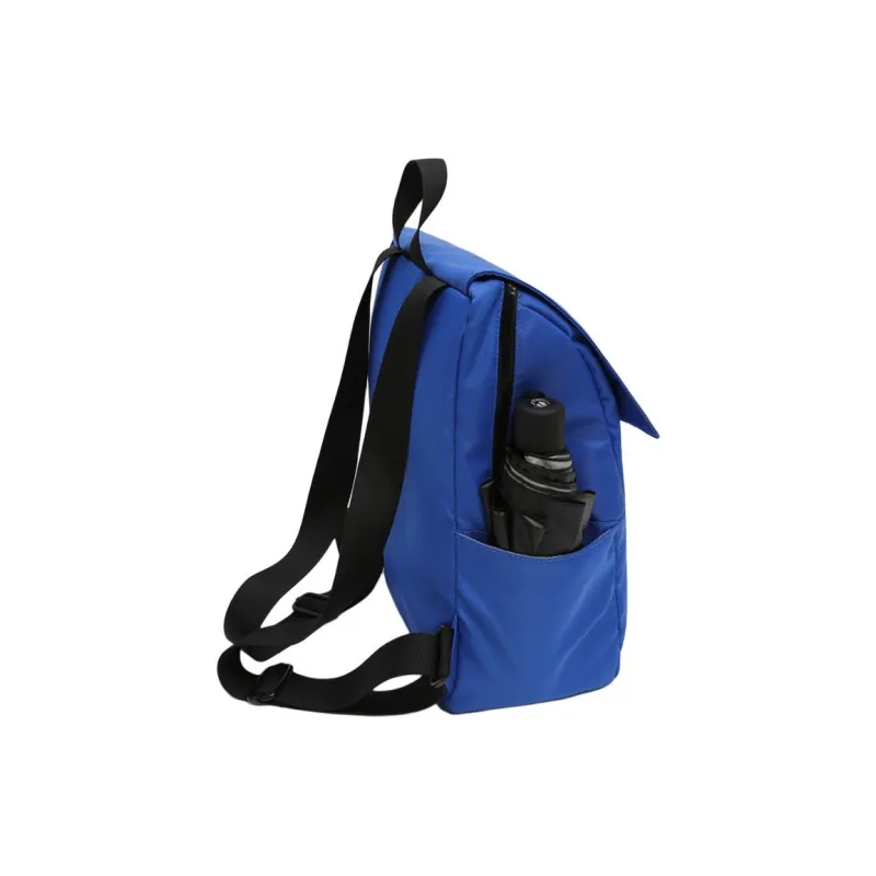 ElevethSign Polyester Backpack Medium Size Unisex Black/Blue-6