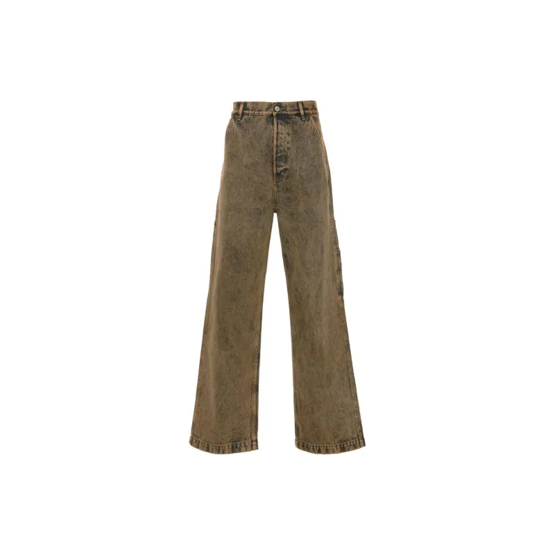 DRIES VAN NOTEN Jeans Men's Green-1