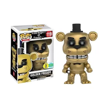 Funko POP! Collection GAMES Toy The Five Nights At Freddy's Freddy Gold Edition Chibi Figures