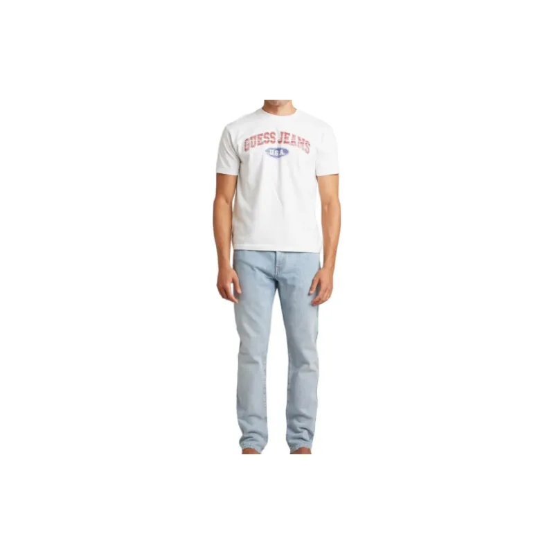 GUESS FW22 T Shirt Unisex White-3