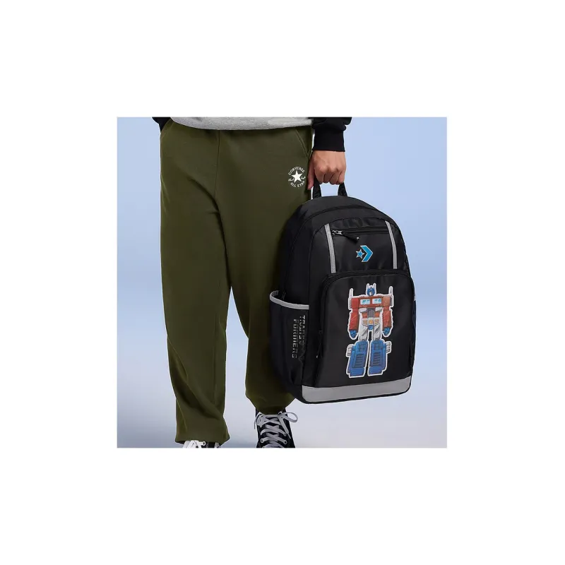 Converse Transformers Co branded Model Polyester Backpack Regular Jet Black-4