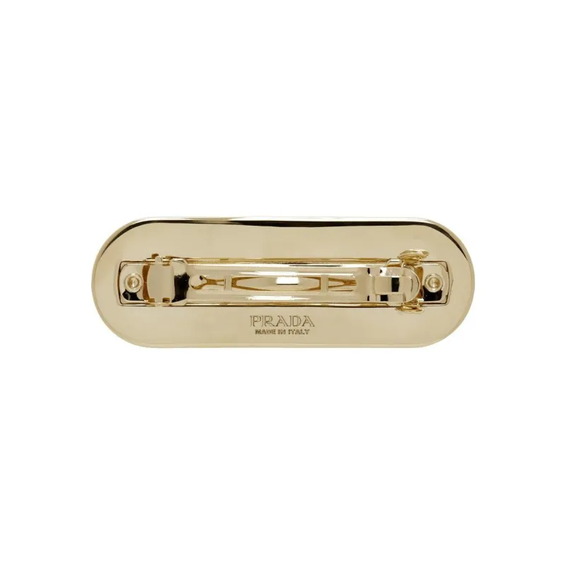 PRADA Metal Hair Clips Women's Black-1