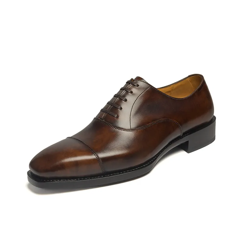 Bansley Dress Shoes Men's Brown-1