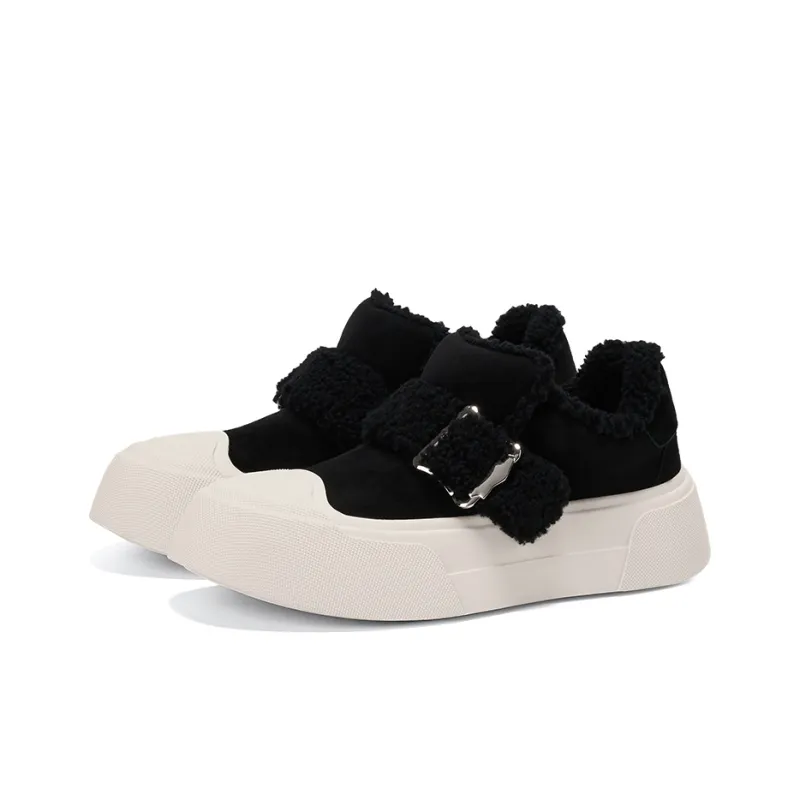 GG CC Skateboard Shoes Women's Low Top Black/Khaki-2