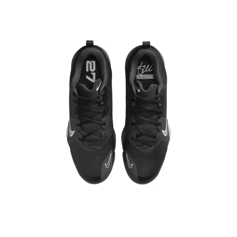 Nike Force Zoom Trout 9 Pro Black Anthracite White Metallic Silver-3