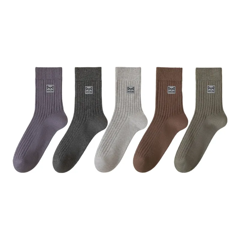 MIIOW Mid Calf Socks Men's Combo Set-17