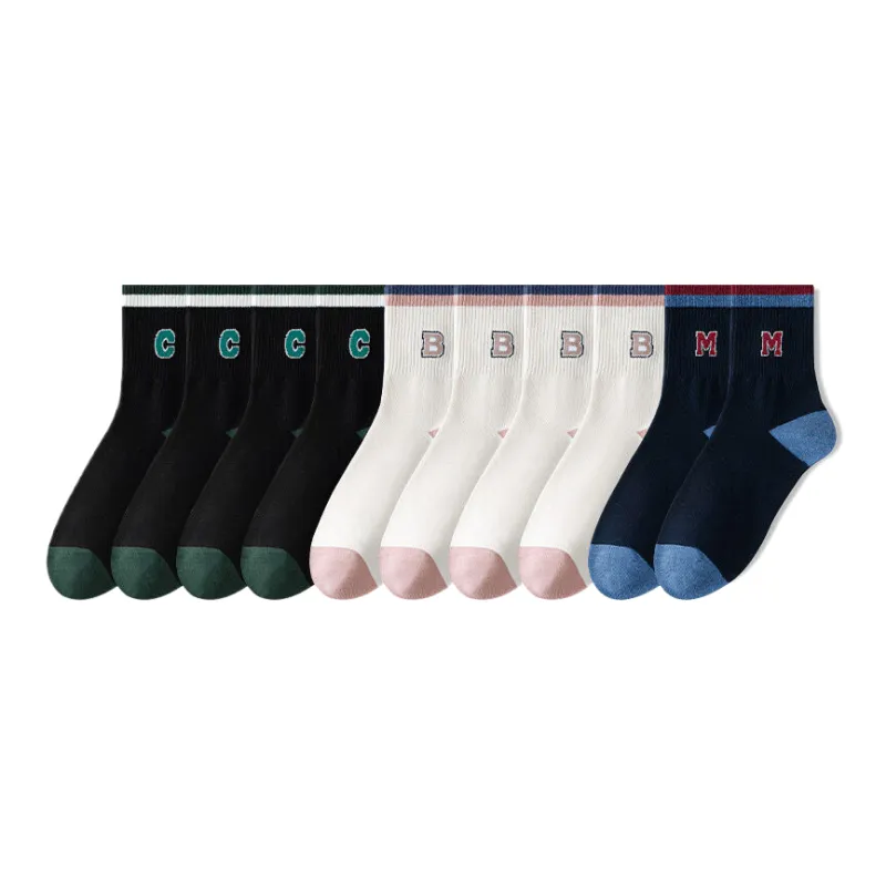Lan Miao Mid Calf Socks Women's 10 Pack-2