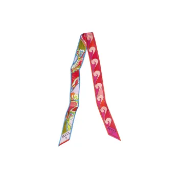 EMILIO PUCCI Orchidee-print Silk Scarf