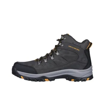 Skechers Relaxed Fit Slip Resistant, Abrasion Resistant, Waterproof High Top Outdoor Shoes Men's Gray