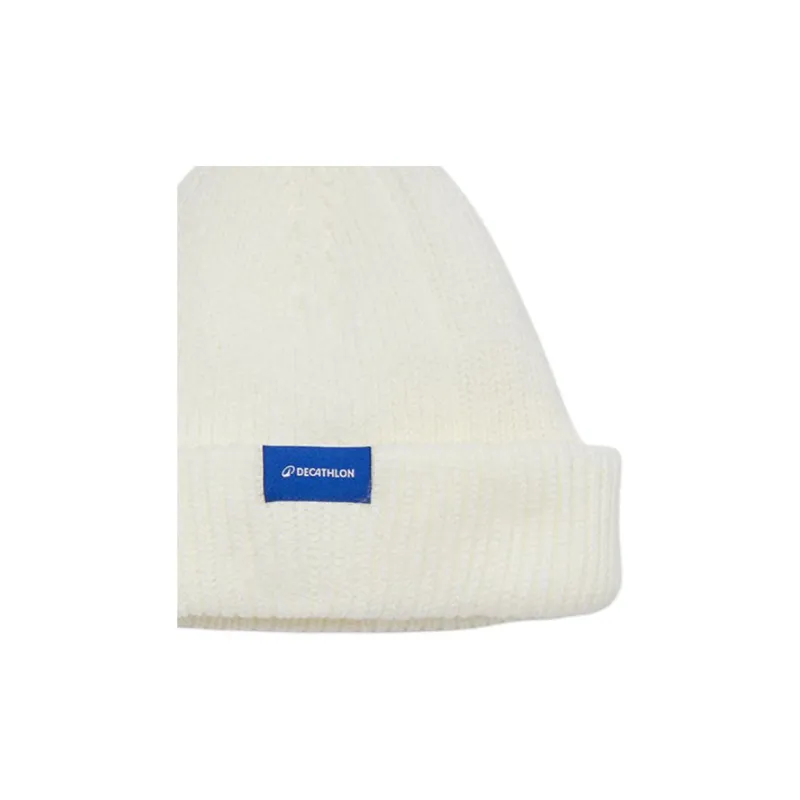 DECATHLON Acrylic Polystyrene Beanies Unisex Ecru-2