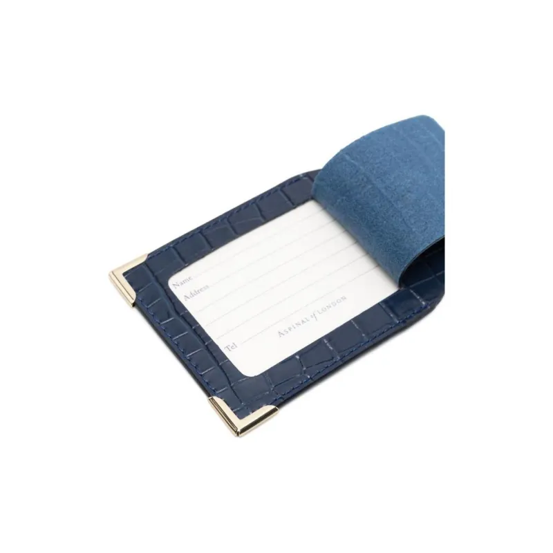 Aspinal Of London Calfskin Keychains Unisex Navy-1