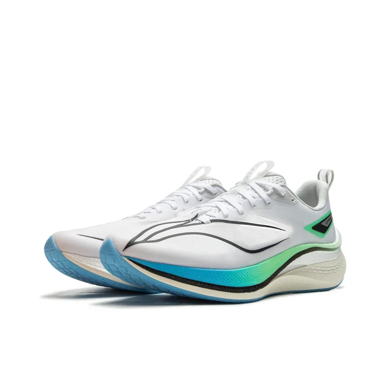 LiNing Red Hare 7 Pro Shock Absorbers With Slip Resistant Features Low Top Running Shoes Men's Standard White-2
