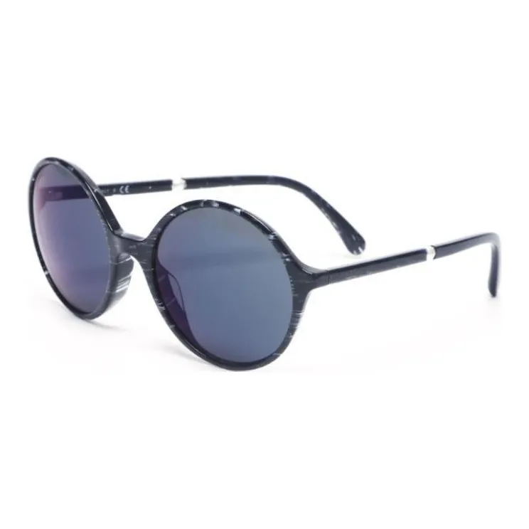 CHANEL 2000s Marbled Sunglasses-0