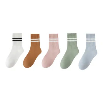 Yalu Mid-Calf Socks Women's 5 Pack