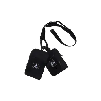 A BATHING APE Polyester Shoulder Bag, Crossbody Bag Regular Men's Black