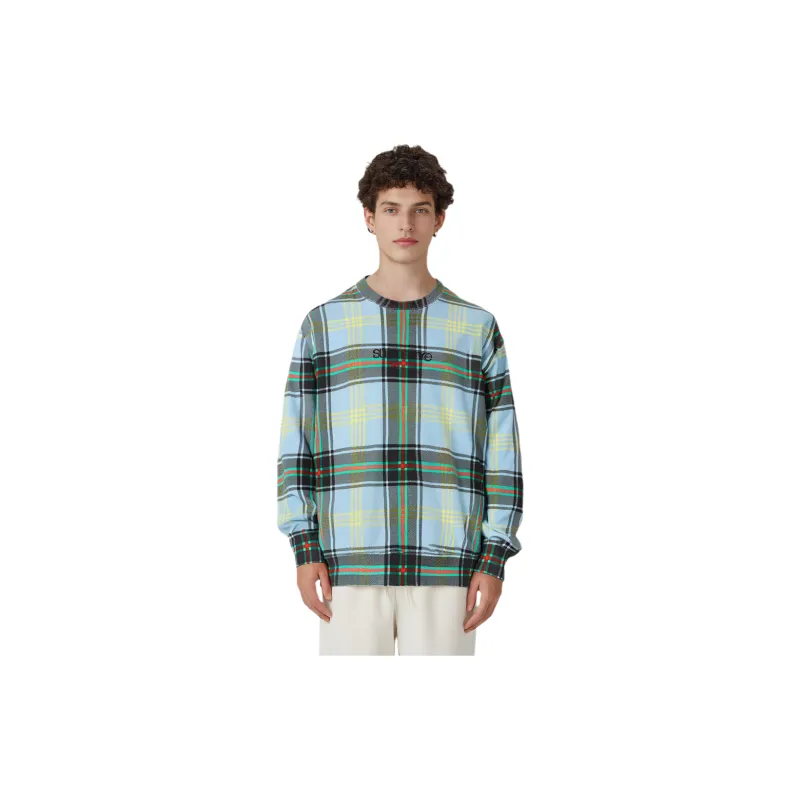 Supreme Plaid Crewneck-1