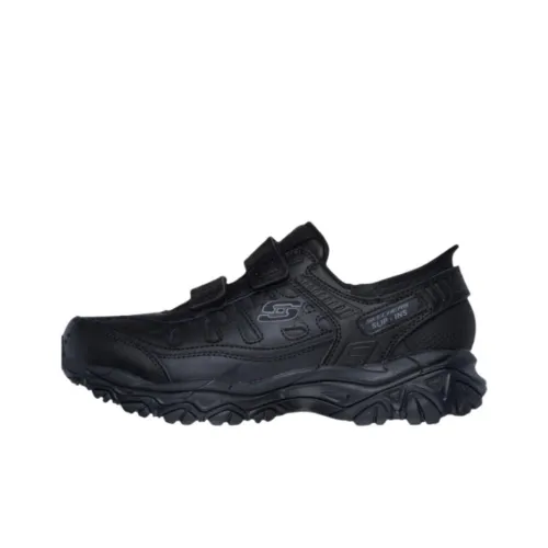 Skechers After Burn Anti-Slip Wear-Resistant Low-Top Outdoor Shoes Men's Black