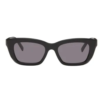 GIVENCHY Acetate Irregular Shape Sunglasses Women's Black