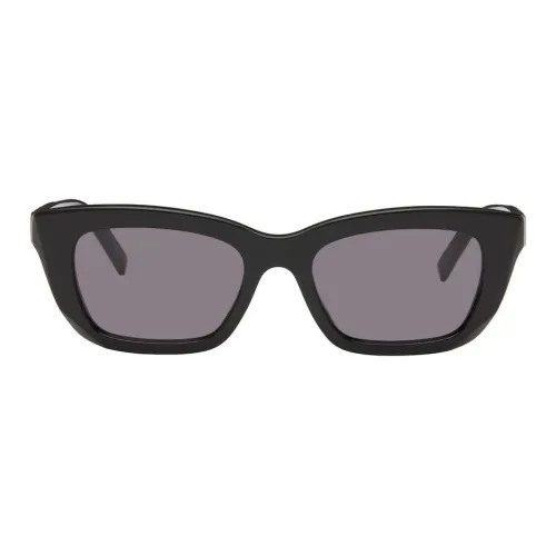 GIVENCHY Acetate Irregular Shape Sunglasses Women's Black