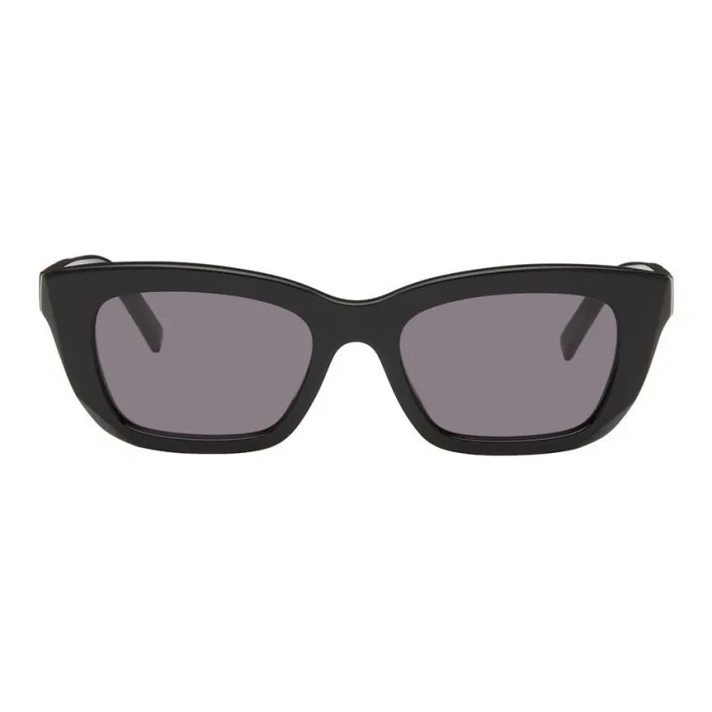 GIVENCHY Acetate Irregular Shape Sunglasses Women's Black-0