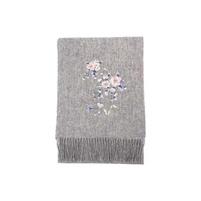 Hang Silk Road 100% Sheep Wool Knit Scarves Women's-2