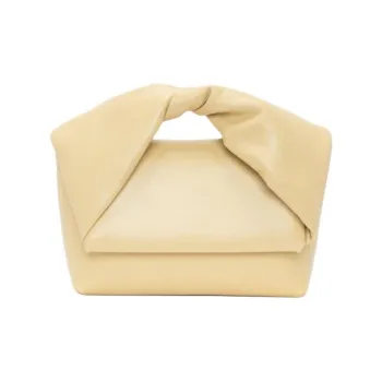 JW Anderson Lambskin One Shoulder Handbags Large Size Women's Butter